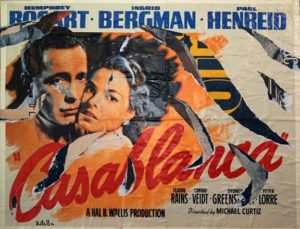 Mimmo Rotella - Casablanca - CINEMA CHE ARTE! Dai maestri del manifesto a Mimmo Rotella