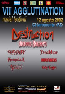 Locandina dell'Agglutination Festival del 2002