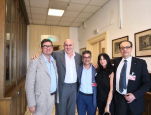 la delegazione di Fd'I lucana con Crosetto