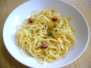 spaghetti aglio olio e pepeoncino