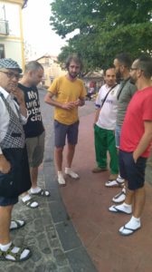 Alcuni partecipanti al flash mob