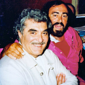 Tito Capobianco con Luciano Pavarotti_