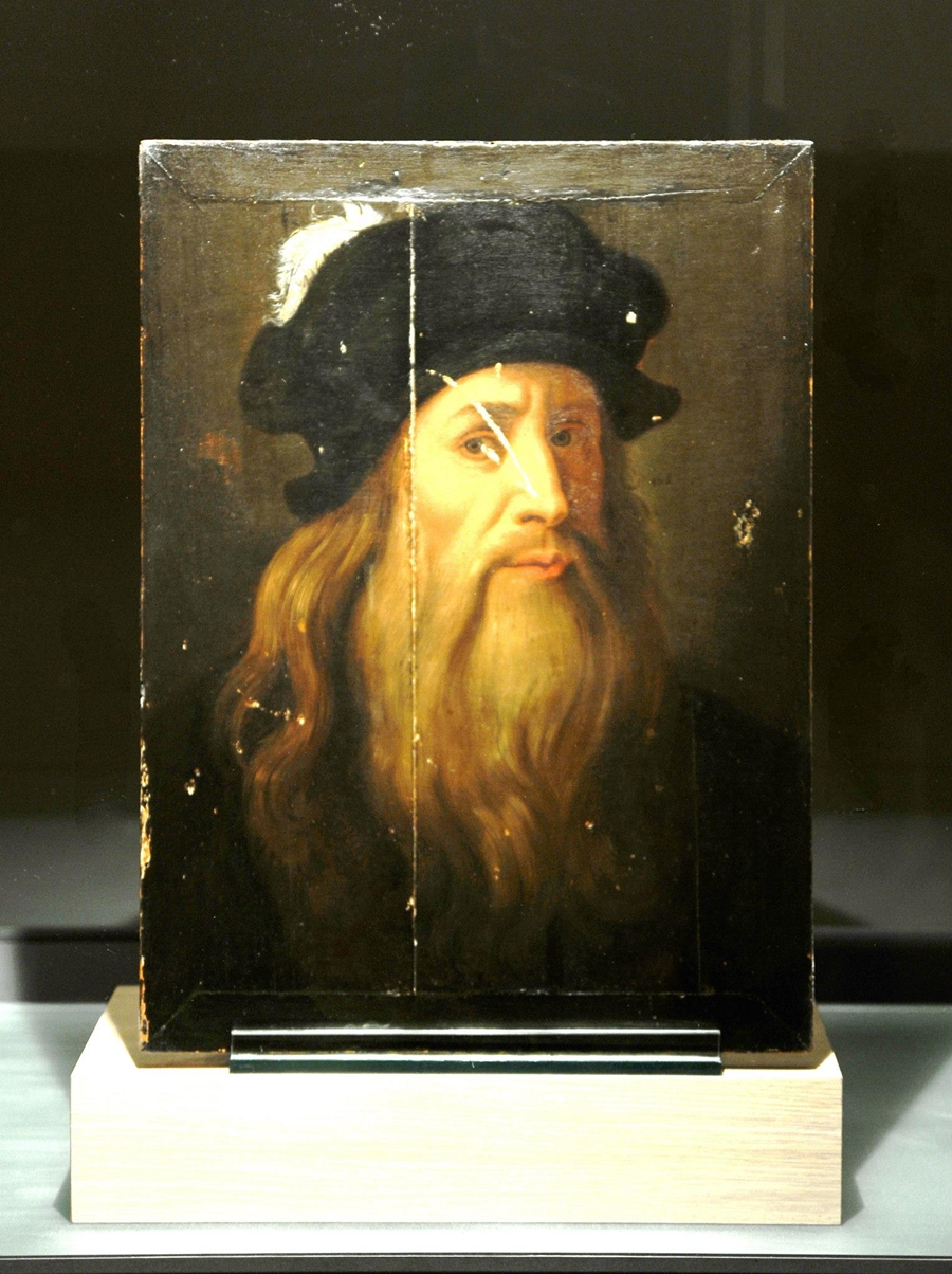 L'autoritratto attribuito a Leonardo da Vinci