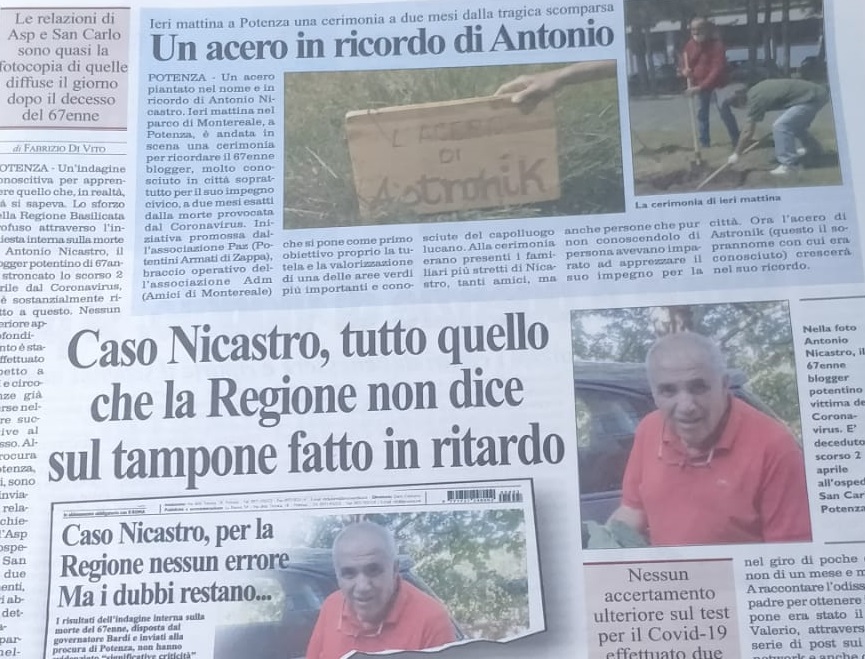 Antonio e La Nuova: questione di metodo, non di merito. Oggi possiamo parlarne.